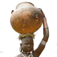 Красивая бикса из племени Африки онлайн